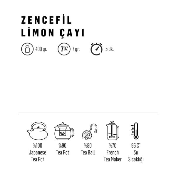 Green La Viva Zencefil Limon Çayı 400 Gr