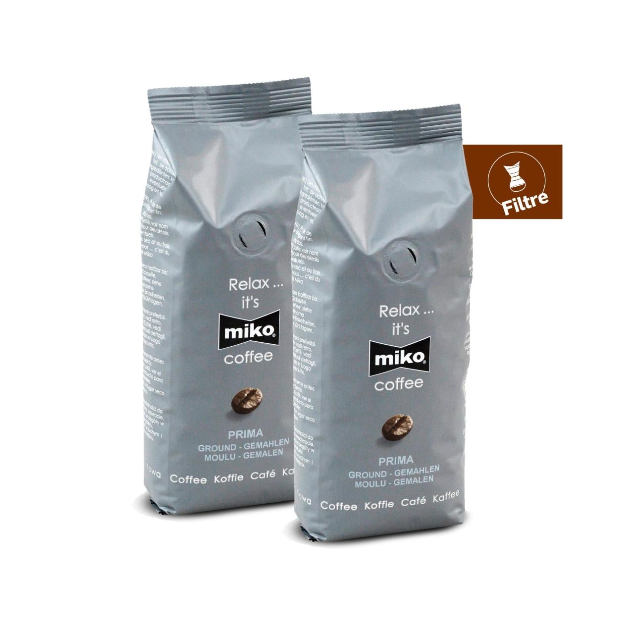 Miko Prima Ground Filtre Kahve 500 Gr (2x250 Gr)