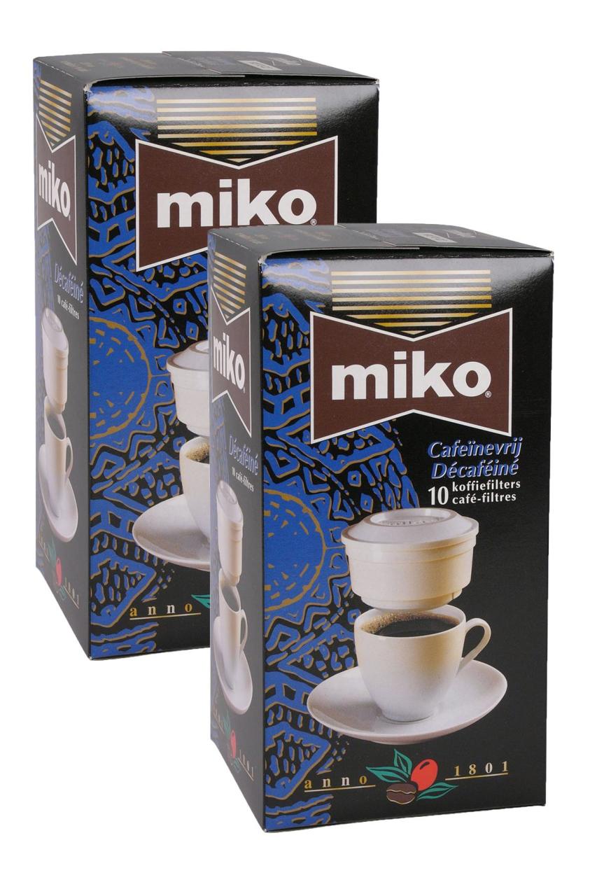 Miko Decaffeinated Kafeinsiz Pratik Filtre Kahve 2 x 10'lu