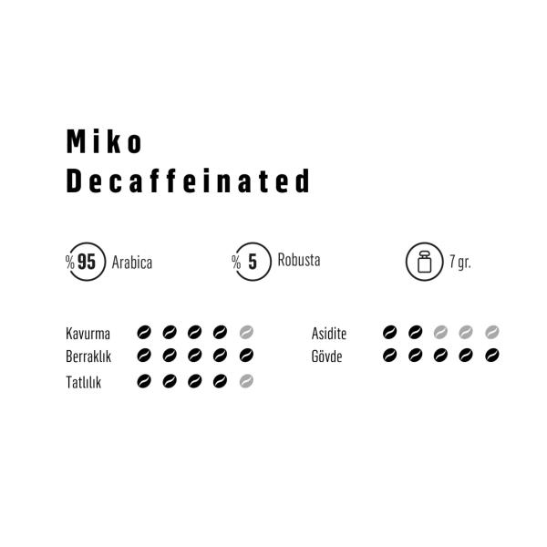 Miko Decaffeinated Kafeinsiz Pratik Filtre Kahve 2 x 10'lu