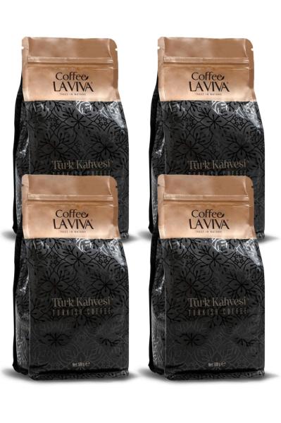 Coffee La Viva Öğütülmüş Türk Kahvesi 2 Kg (4x500 Gr)